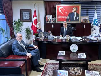 Rektörümüzden Bandırma Belediye Başkanına Nezaket Ziyareti