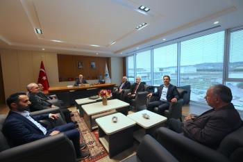 Eğitim Bir-Sen Genel Başkan Yardımcısından Rektörümüze Nezaket Ziyareti