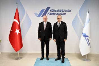 Rektörümüzden YÖKAK Başkanına Nezaket Ziyareti