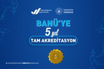 BANÜ: Kalitesi Tescilli Üniversite